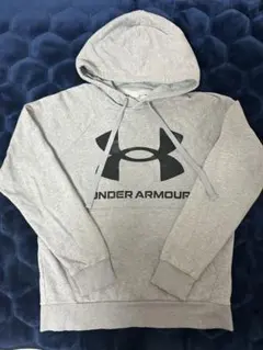 アンダーアーマー パーカー グレー SM 裏起毛 ロゴパーカー