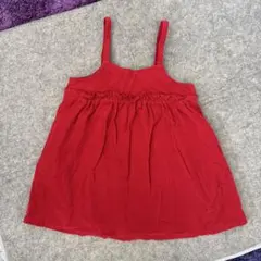 セラフ　コーデュロイワンピース110 赤　レッド　クリスマス