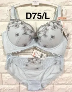 DailyAMOSTYLE脇高ブラ516イノセントフローラル上下セットD75/L