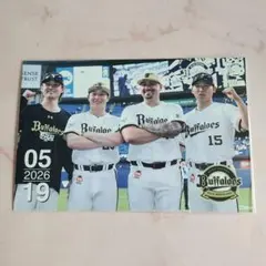 【非売品】オリックス　寺西 成騎　吉田輝星　マチャド　椋木蓮　デザインカード