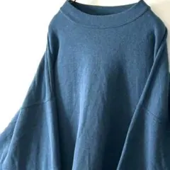 USA製ウルトラフリース プレーン 無地 スウェット ネイビー 2XL 古着