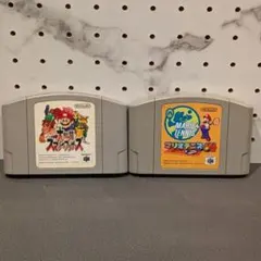 NINTENDO64 ソフト マリオカート 大乱闘スマッシュブラザーズ - メルカリ