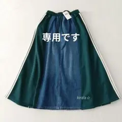 新品タグ付き　ロデオクラウンズ　カスタムトラックデニムスカートのサムネイル