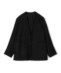 BACCAウールサキソニー ノーカラージャケット
