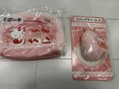 サンリオ ハローキティ 1番くじ ポーチ・バックチャームセット