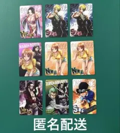 원피스 キャラメルポップコーン カード 7種9枚セット