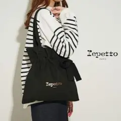 新品タグ付き　Repetto　レペット　Espoir bag　リボン　ブラック