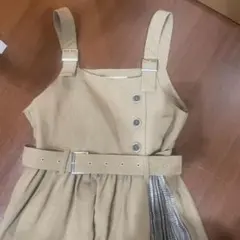 Mezzo-Piano ベージュ キャミワンピース