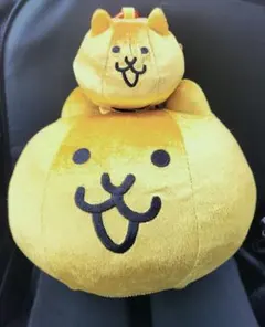 にゃんこ大戦争　金ネコ　ぬいぐるみ　ぬいぐるみポーチ　美品セット