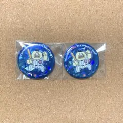 ちいかわ　オデ　ホログラムカンバッジ　缶バッジ　MLB 2025