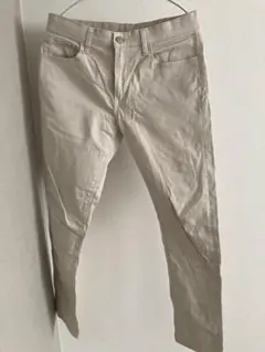 ユニクロ　　メンズ　ベージュ スリムフィット チノパン Mサイズ