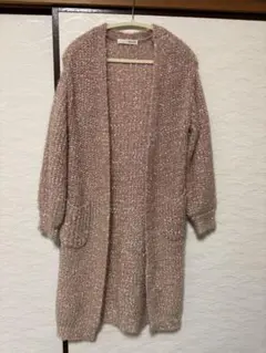 ROYAL PARTY ピンク ロングカーディガン