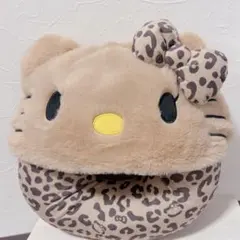 【新品未使用】キティ ヒョウ柄キティ レオパード ネックピロー！！