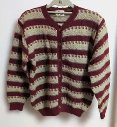 日本製 ウール100% カーディガン