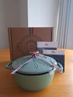 STAUB ラウンド18㌢ セージ - メルカリ