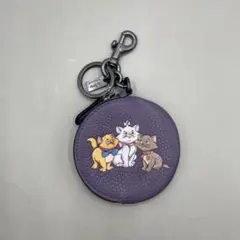 希少✨️コーチ おしゃれキャット ディズニー コインケース キーホルダー レザー