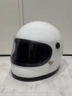 ビンテージフルフェイス 族ヘル アイボリー スモークシールドセット