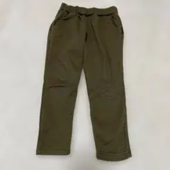 カーキ　長ズボン　110 裏起毛