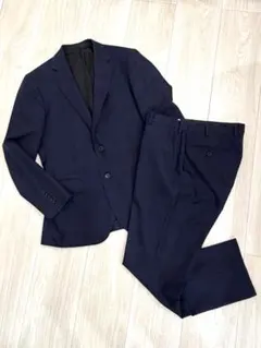 BLACK LABEL CRESTBRIDGE ネイビー ビジネススーツ38L