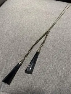 one way ロングネックレス 黒のサムネイル