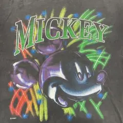 Disney ミッキーマウス Tシャツ ブラックUSA製