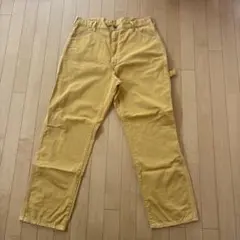 値下げました！WRAPADRIANIST ワークパンツ イエローのサムネイル