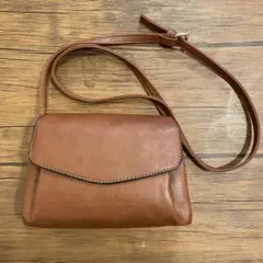 本革風ミニショルダーバッグ