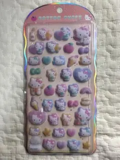 コットンパフィーシール　ハローキティ