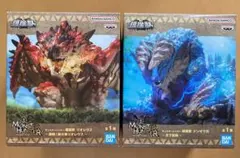 モンスターハンター　鎮座獣　リオレウス　ジンオウガ　2点