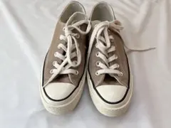 美品　チャックテイラー ベージュ　23.5 コンバース　CT70