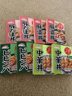 丼料理セット 4種 各1人前のサムネイル