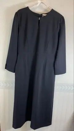 【index】 7分袖ワンピース　ネイビー色　Mサイズ 新品未使用