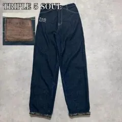 00s Triple 5 Soul ワイド バギー デニム DM1340