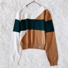 ローリーズファーム ニット 長袖 セーター マルチカラー(M) カジュアル