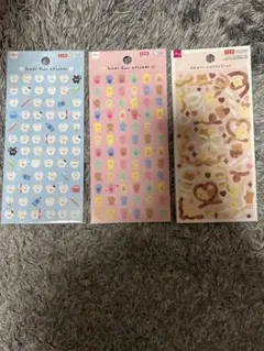 ダイソー　ハピファンシール　ベアーズコレクション　シール　ステッカー