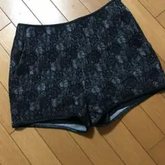 ☆SACRA☆レースショートパンツ　黒のサムネイル