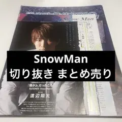 SnowMan 雑誌 切り抜き まとめ売り 10000字インタビュー他