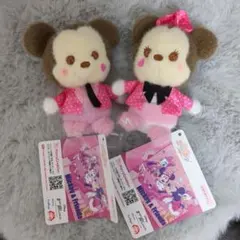 ミッキー&ミニー♡ミルキーボアマスコット