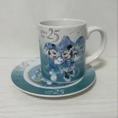 ディズニーシー　25周年　スーベニア　カップ　プレートセット