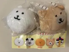 くま・ヤギ マスコット 2種セット　ナガノキャラクター　ガチャガチャ