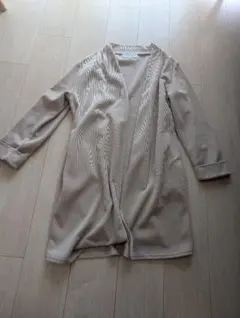 ロペピクニック　ピンクベージュ 長袖カーディガン