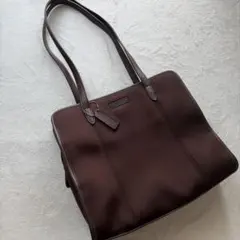 【極美品】COACH トートバッグ 肩掛け ナイロン レザー 茶色　6206のサムネイル