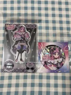 キミとアイドルプリキュア♪ アクリルスタンド　キュアキッス　キラキラ缶バッジ