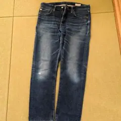 SOMETHING ストレートデニム ダークブルー