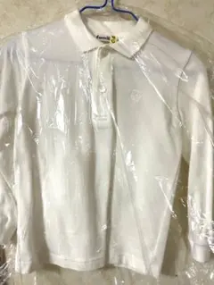 famillia ホワイト 長袖ポロシャツ 100cm