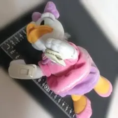 ディズニー デイジーダック クリップ付き ぬいぐるみ マスコット肩乘せぬいぐるみ