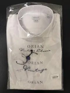 【試着のみ】ORIAN オリアン コットンツイルセミワイドカラー slim 38のサムネイル