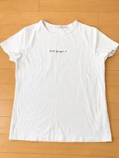 アニエスべー　to b by agnesb Tシャツ　白T ロゴのサムネイル