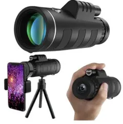 新品　単眼双眼鏡　40倍ズーム　高倍率　防水　防曇　耐衝撃　観戦　三脚付き