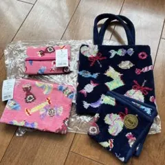 FEILER バック、ハンカチ、ポーチ、ティッシュケースの4点セット